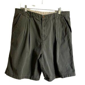 Farah Mens Green Cotton Shorts Size 38